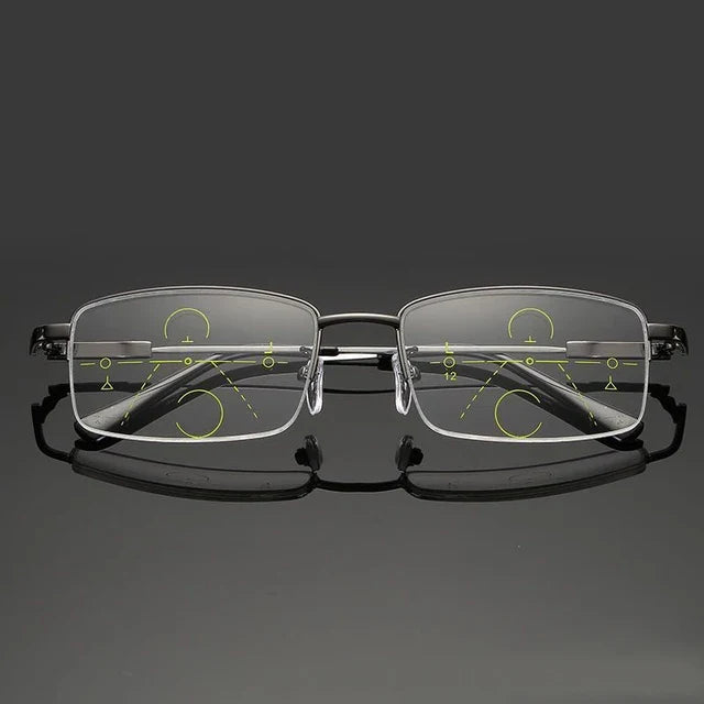 Lunettes mixtes progressives à branches flexibles