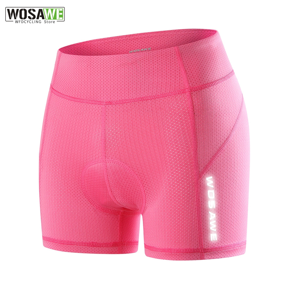 Short de cyclisme rembourré en gel 3D pour femme
