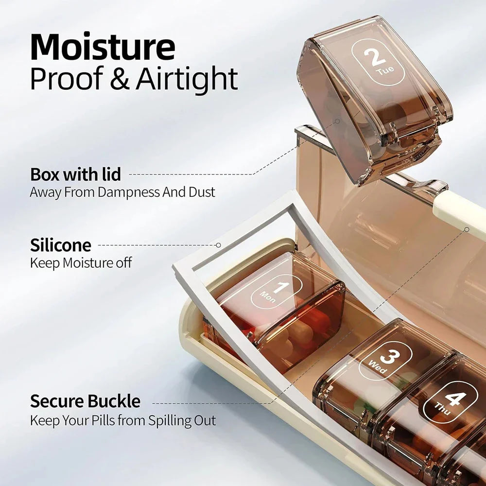 Pilulier de Poche Semainier 7J