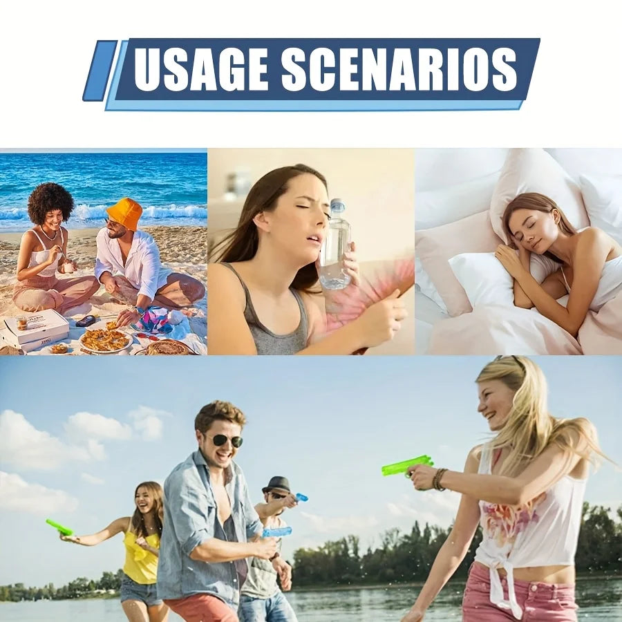 COOLING PATCHS - 50x Patchs rafraîchissants instantané auto-adhésifs