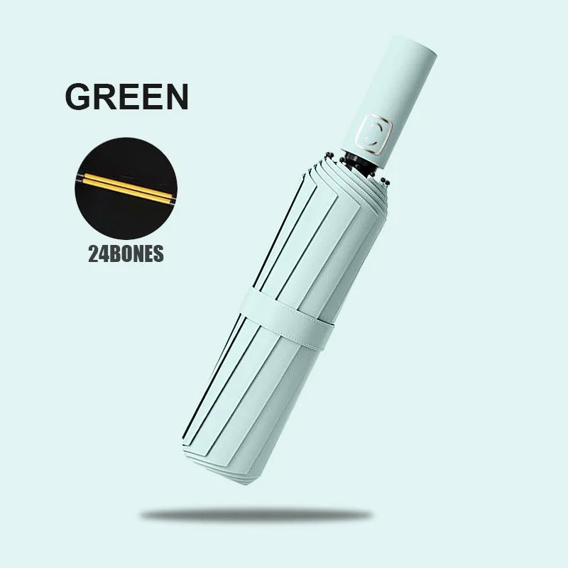 Grand Parapluie Automatique Antivent – 24 Baleines solides