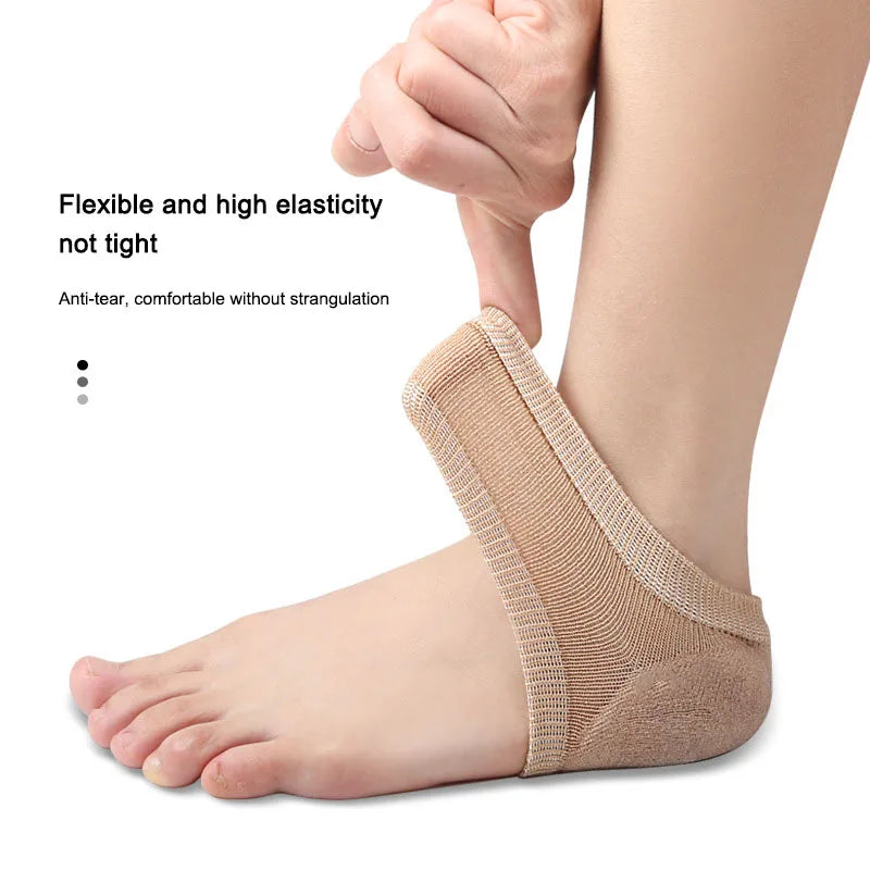 Lot de 2 Coussinets de Talon en Gel de Silicone – Protection, Confort et Soin des Pieds