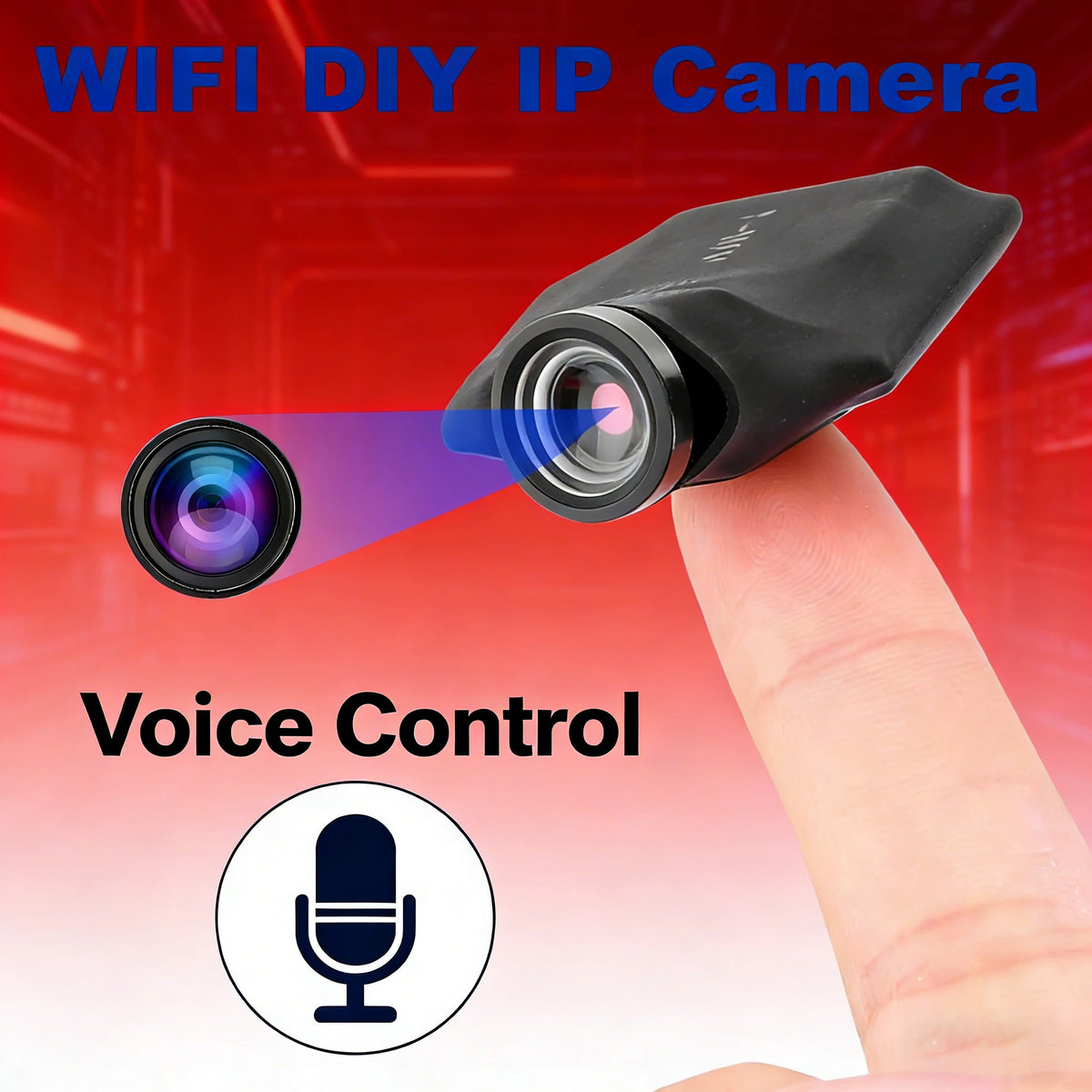 Mini Caméra WiFi HD 1080P – Détection de Mouvement et Enregistrement Vidéo pour Sécurité Domestique