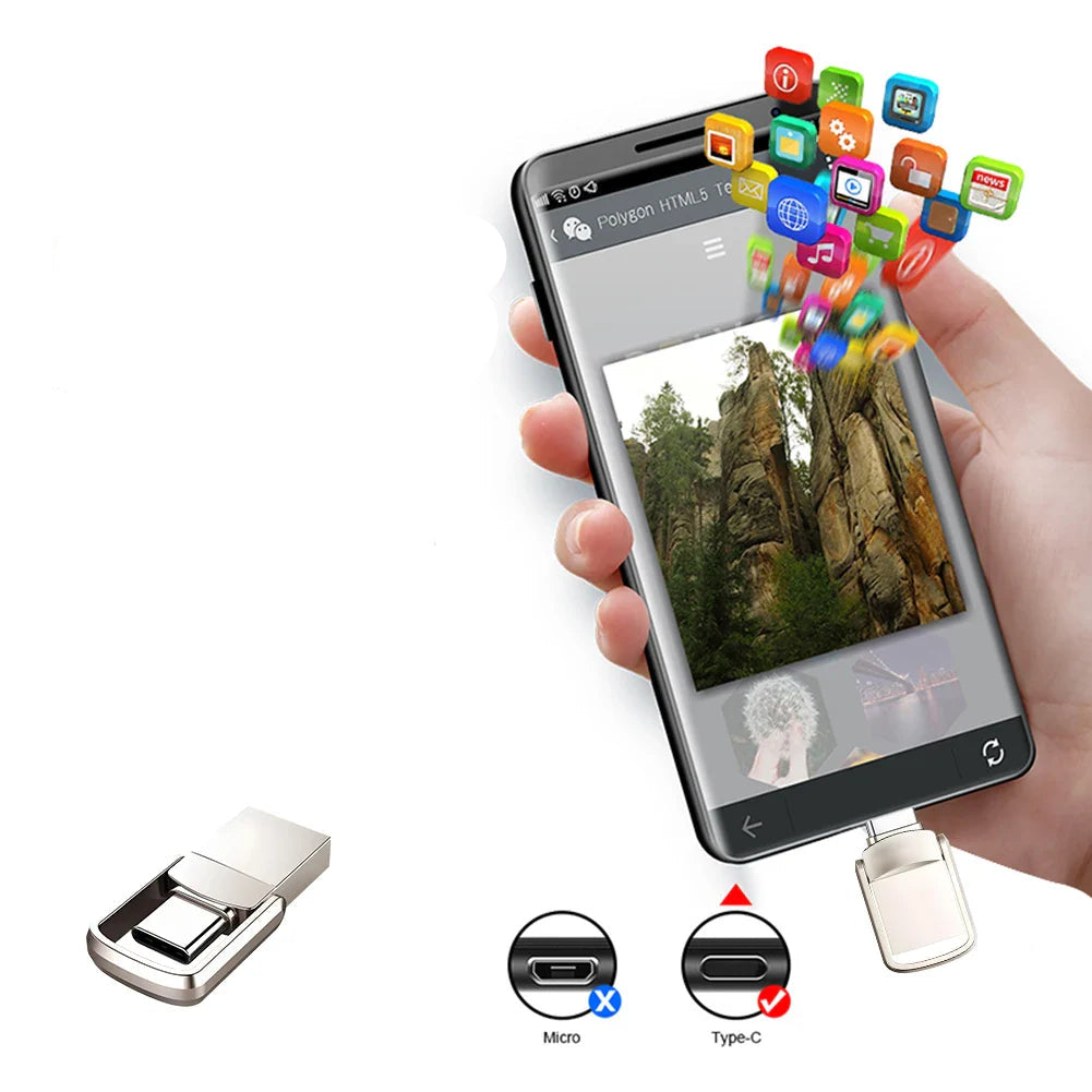 Clé USB Étanche & Antichoc - 2 To