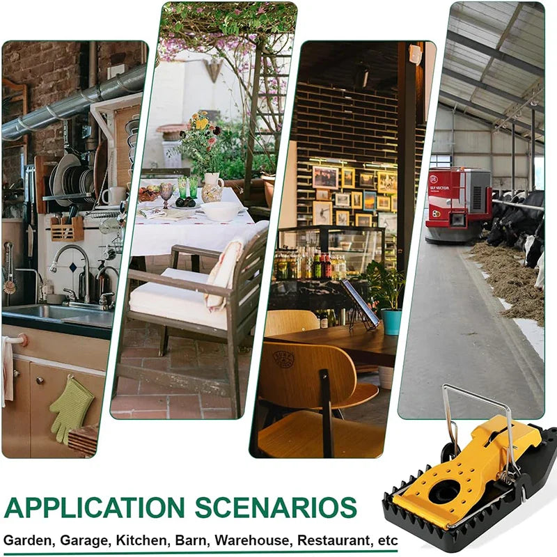 Lot de 4 Pièges à Souris intelligents, réutilisables et inoffensifs