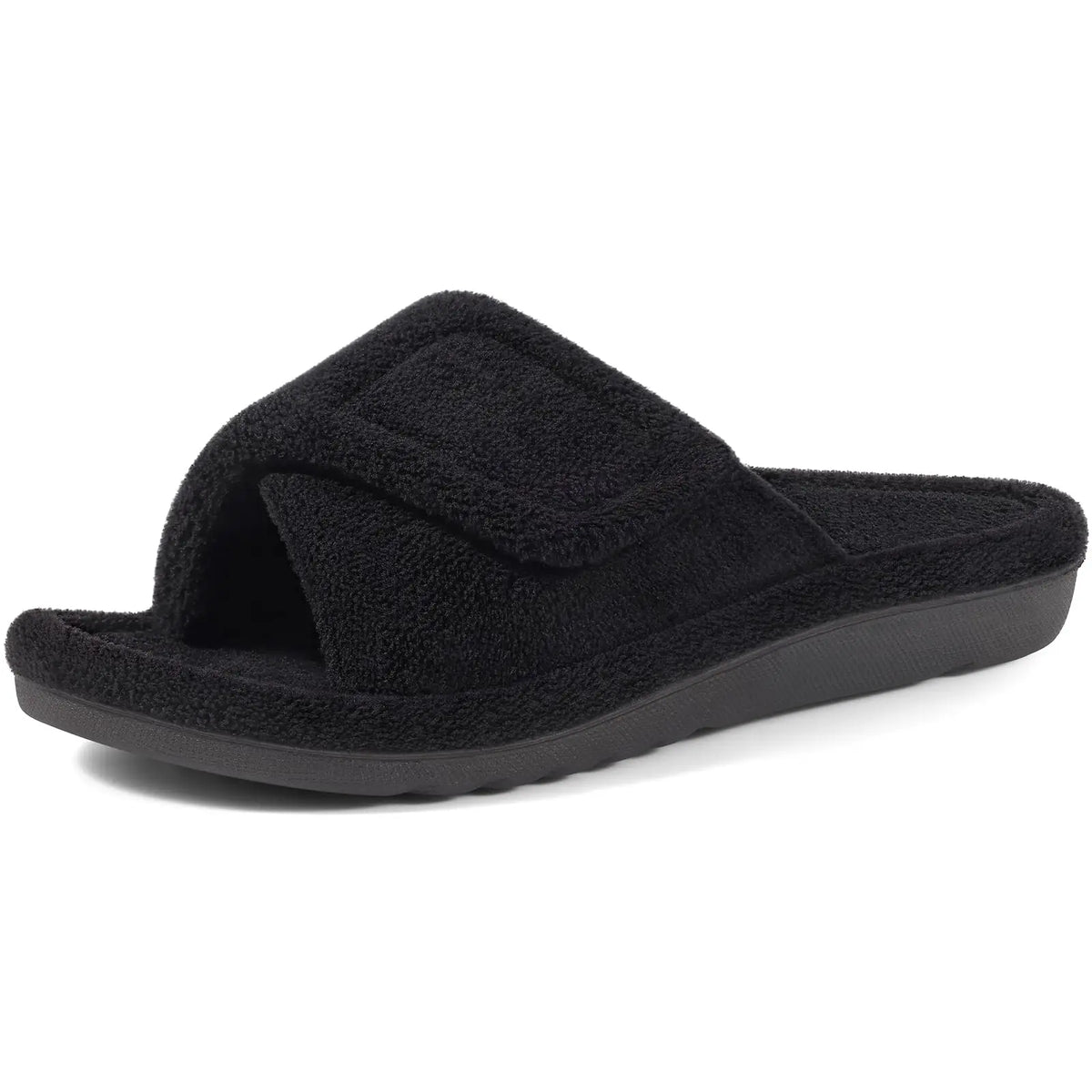 Pantoufles à Bout Ouvert Réglables Ultra-Moelleuses & Confortables – Idéales Maison & Détente