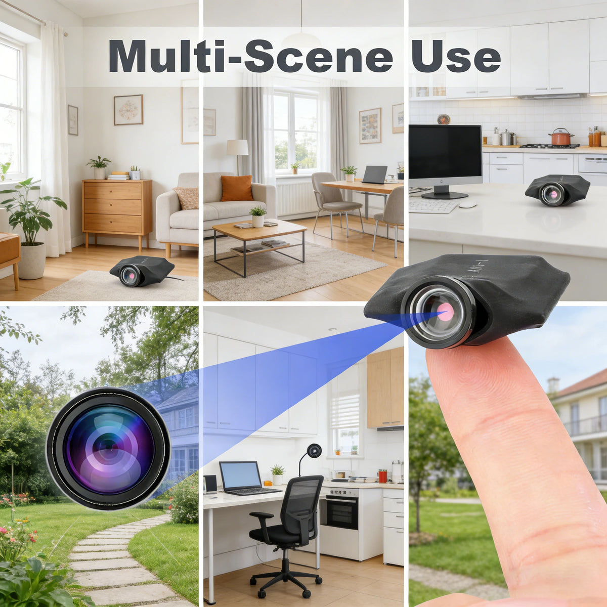 Mini Caméra WiFi HD 1080P – Détection de Mouvement et Enregistrement Vidéo pour Sécurité Domestique
