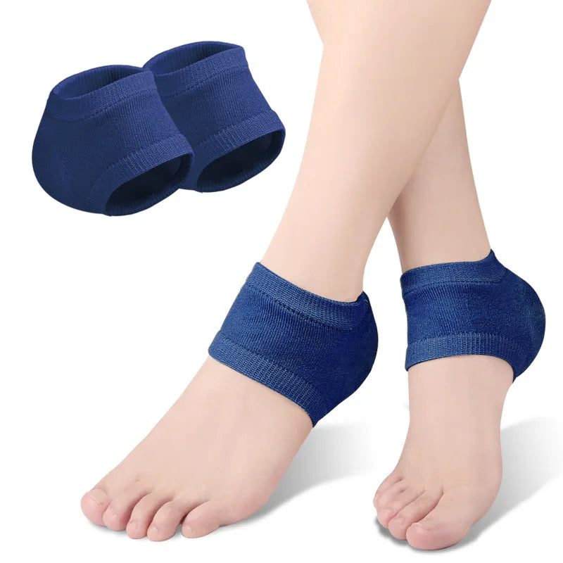 Lot de 2 Coussinets de Talon en Gel de Silicone – Protection, Confort et Soin des Pieds