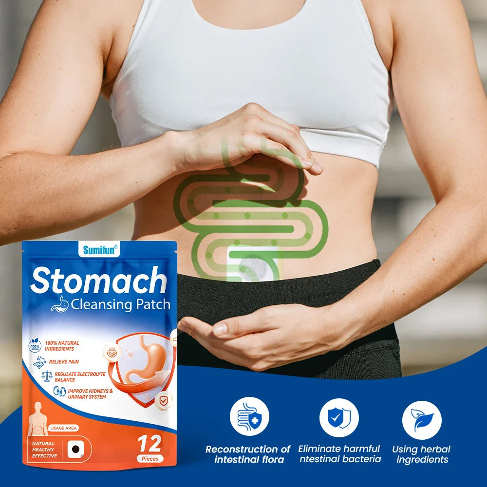 24x Patchs Detox Estomac aux multiples bienfaits