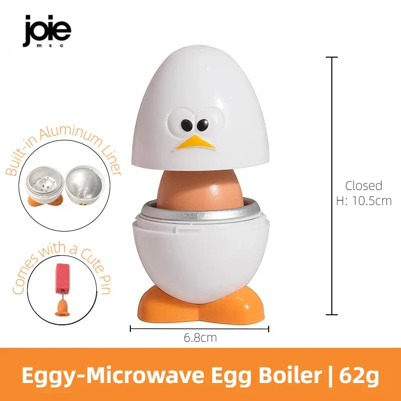 Eggy - Cuiseur à Oeuf Dur au Micro-ondes