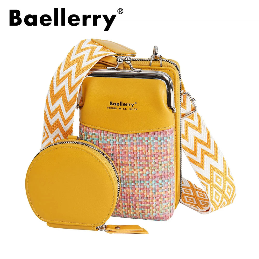 Sac Bandoulière Femme 3-en-1 avec Porte-Monnaie