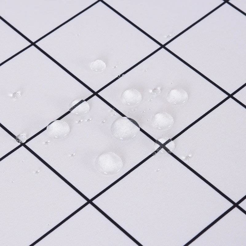 Nappe ronde élastique imperméable à motifs