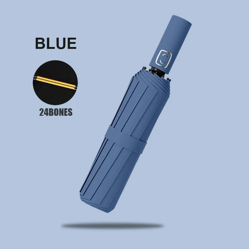 Grand Parapluie Automatique Antivent – 24 Baleines solides