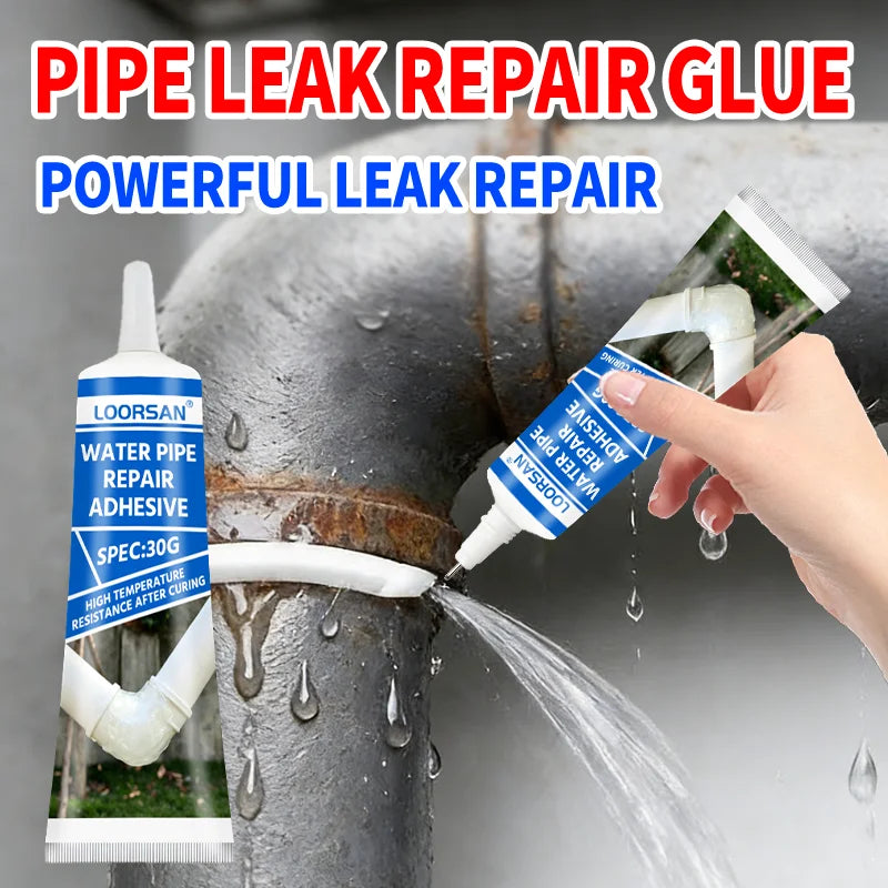 Colle d’Étanchéité Imperméable – Adhésif de Réparation Anti-Fuite pour Tuyaux d’Eau, PVC, Métal & Évier
