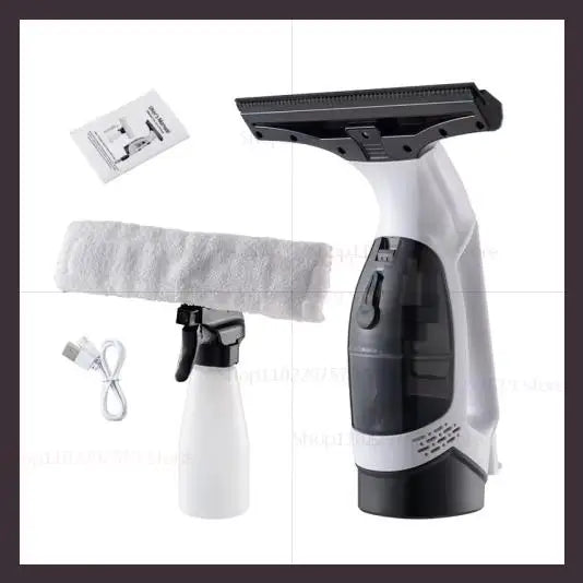 Kit de Nettoyage de Vitre 3 en 1 avec Mop Manuelle OFFERTE - Aspire, Nettoie & Racle