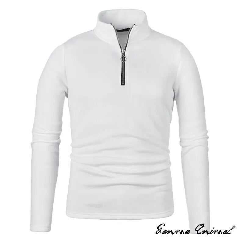 Pull Zippé Col roulé pour Homme