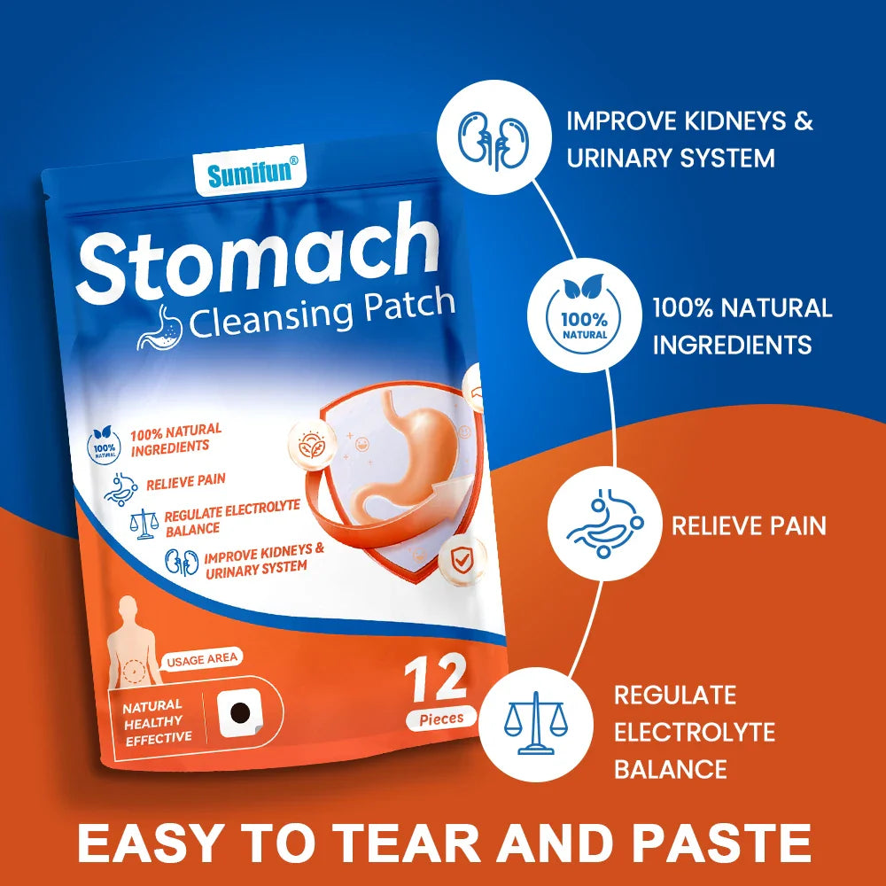 24x Patchs Detox Estomac aux multiples bienfaits