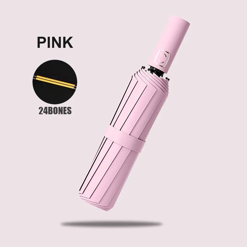 Grand Parapluie Automatique Antivent – 24 Baleines solides