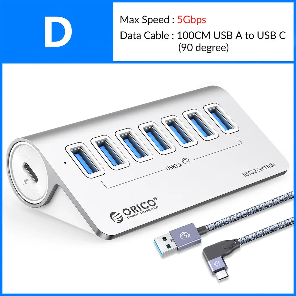 Station Hub USB Multiports 10 Gbps – 4/7 Ports USB, USB-C, SD & TF
