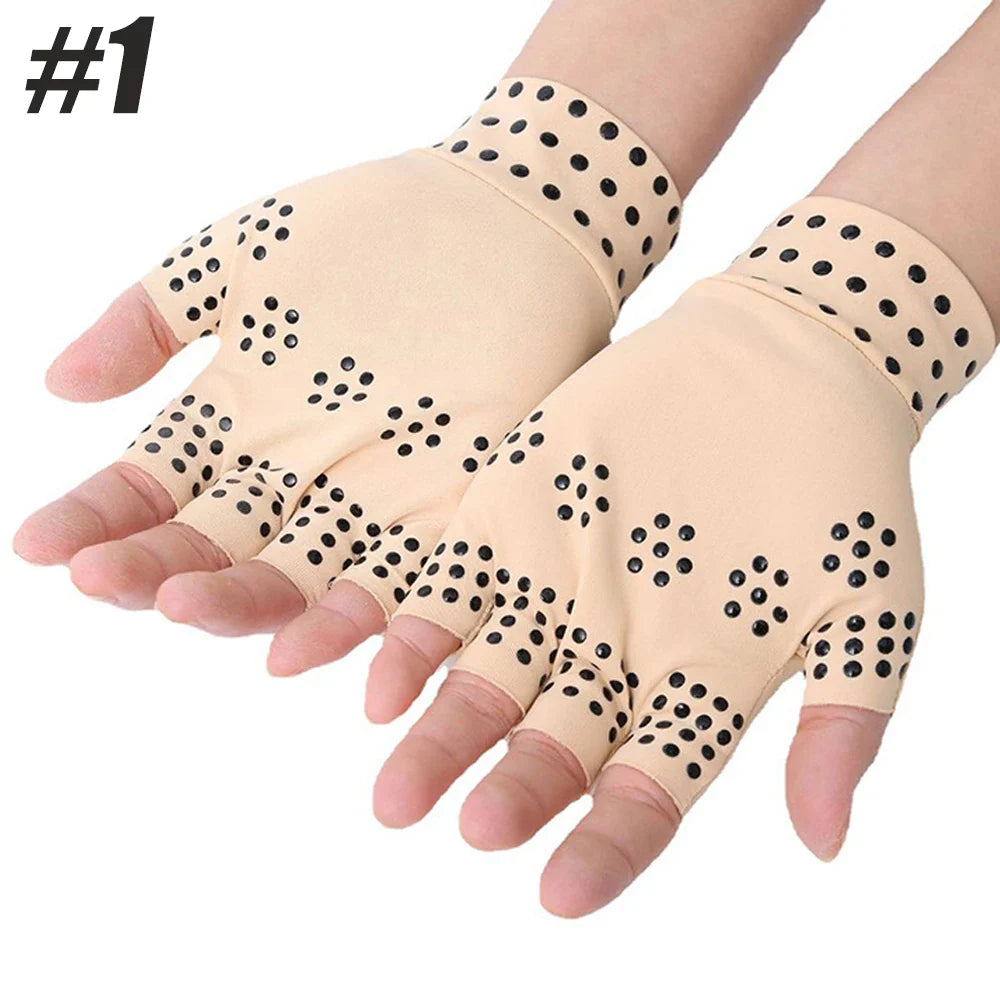 Gants Thérapeutiques Magnétiques Anti-Douleurs Articulaires