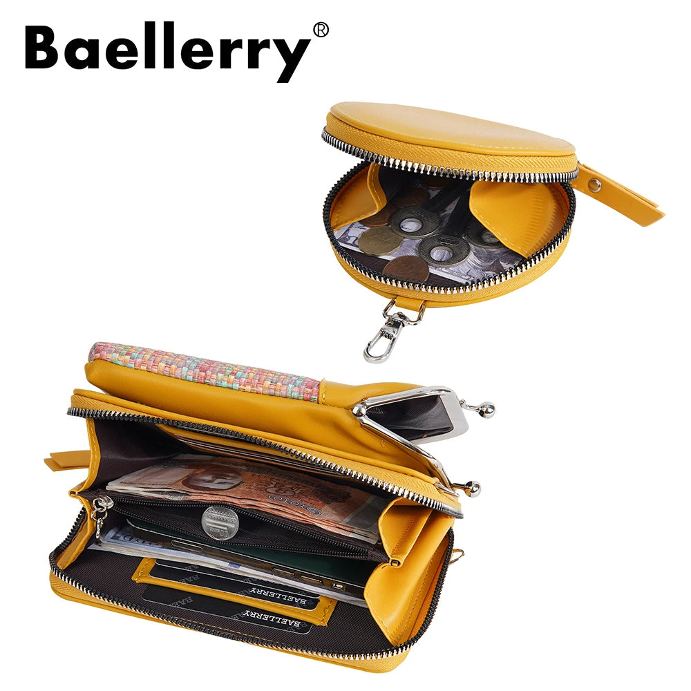 Sac Bandoulière Femme 3-en-1 avec Porte-Monnaie