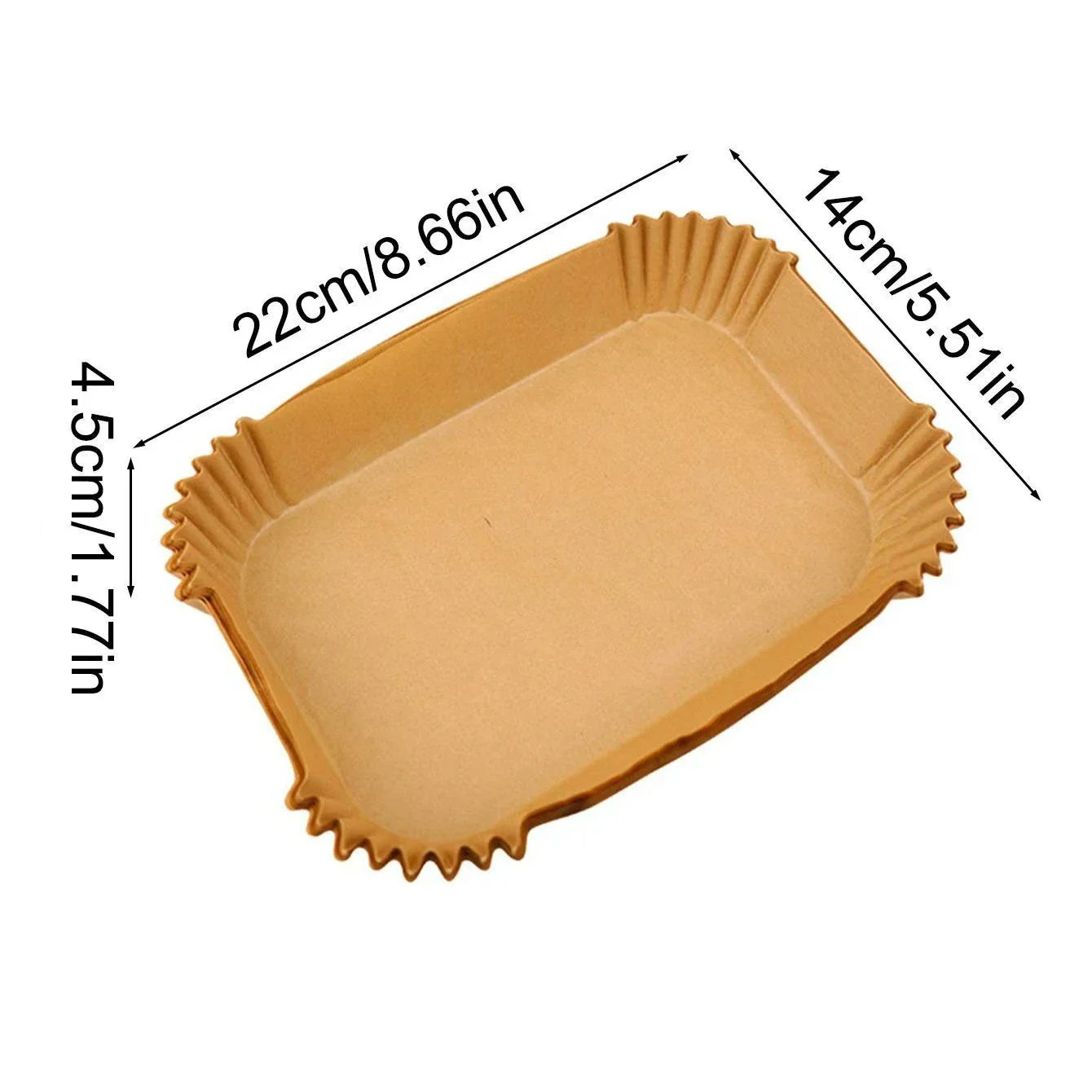 200x Papier Cuisson Sans Huile pour Air Fryer