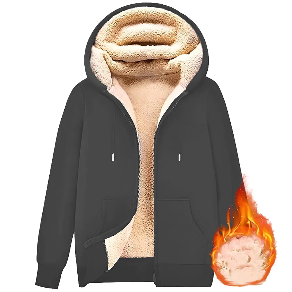 Gilet sweat à capuche - Doublure polaire