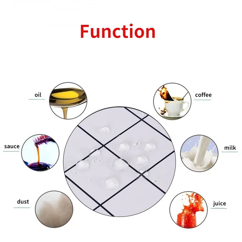 Nappe ronde élastique imperméable à motifs