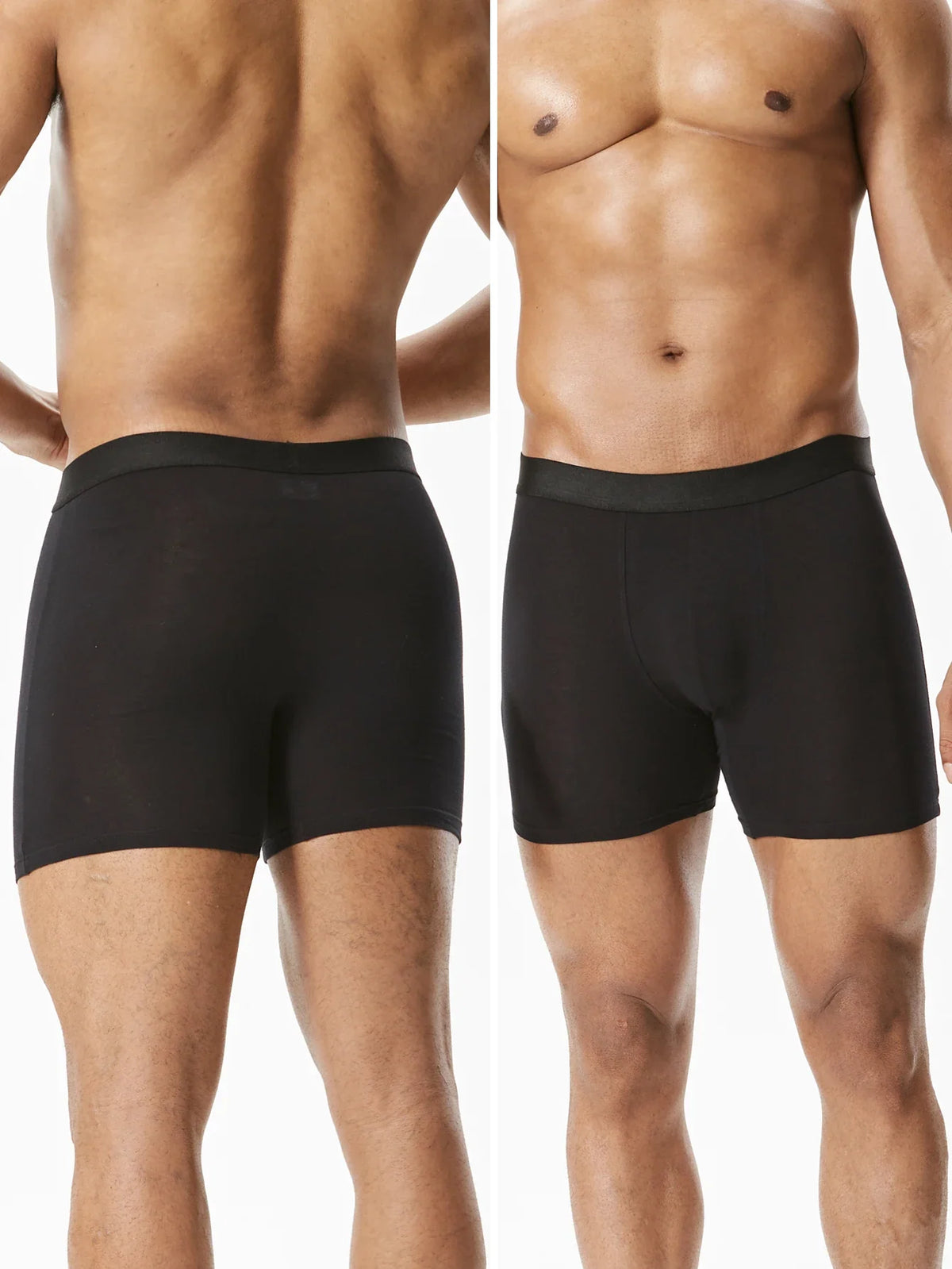 Lot de 7 Boxers Mi-Long en Coton pour Homme