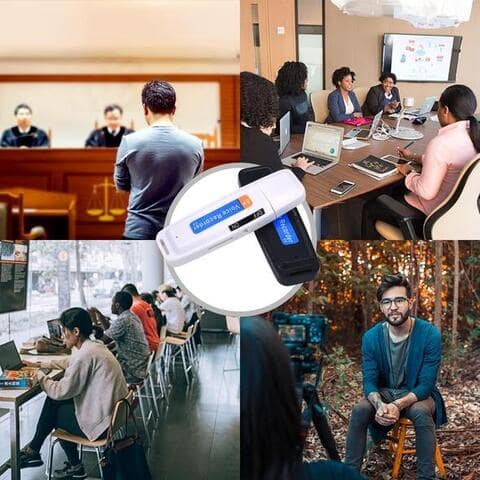 Mini dictaphone discret - Jusqu'à 50h d'enregistrement