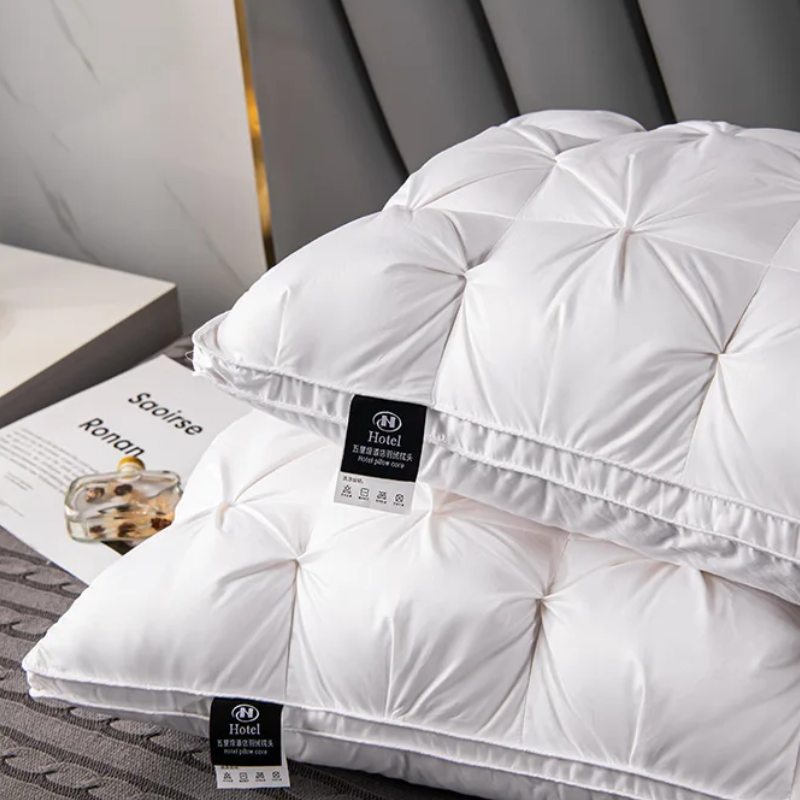 Oreiller d'hôtel de luxe - Coton & Plume d'oie