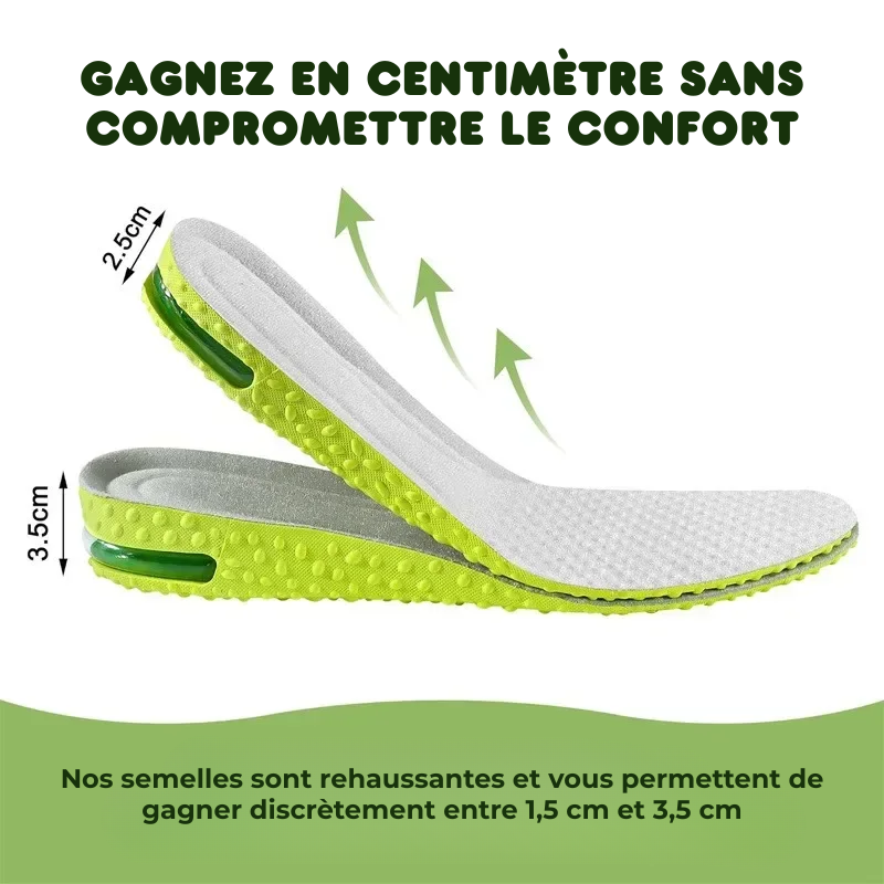 Semelles Orthopédiques Respirantes à Coussin d’Air