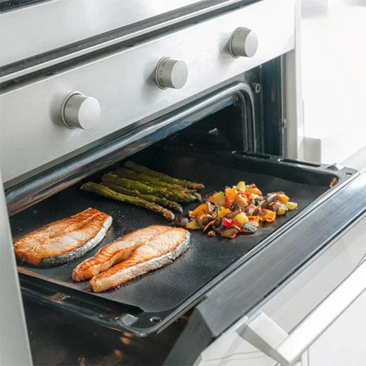 Lot de 2 tapis de cuisson pour four et barbecue
