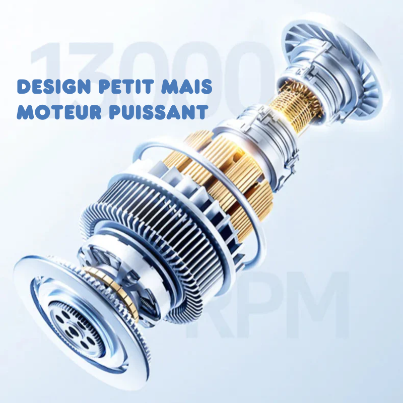 TurboBreeze Go - Ventilateur Sans Pales à Clip Rechargeable