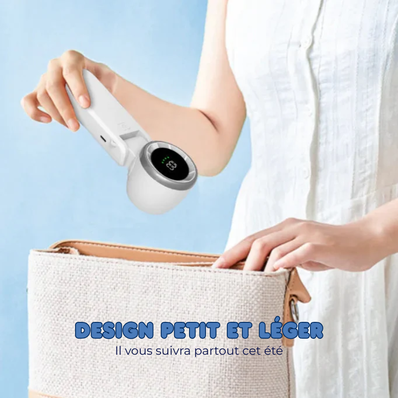 TurboBreeze Go - Ventilateur Sans Pales à Clip Rechargeable