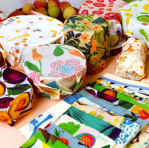 BEE WRAP - Lot de 3 Films alimentaires réutilisables