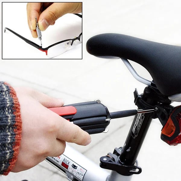 Tournevis 8 en 1 outil avec lampe LED