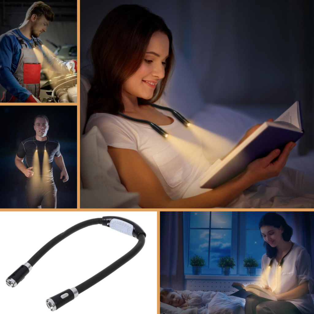 Lampe de Lecture tour de cou LED