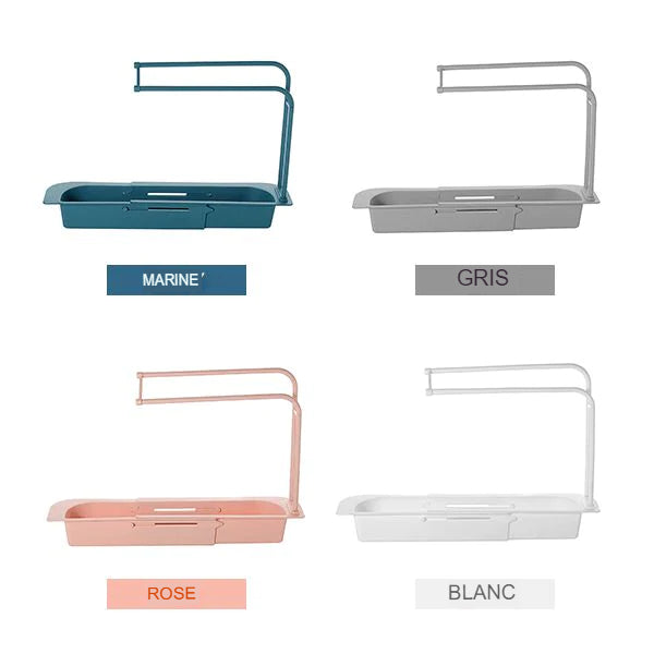 Organisateur d'évier de cuisine télescopique