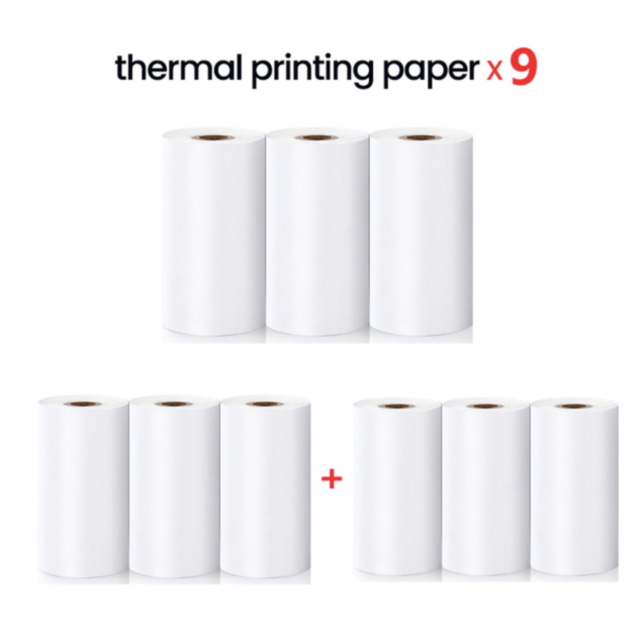 Mini Imprimante thermique sans fil + 10 Rouleaux OFFERTS