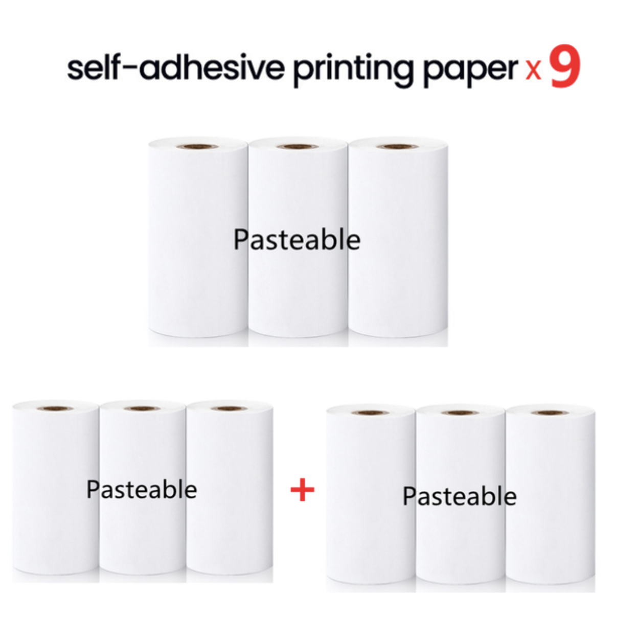 Mini Imprimante thermique sans fil + 10 Rouleaux OFFERTS