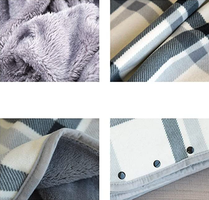 Plaid couverture poncho