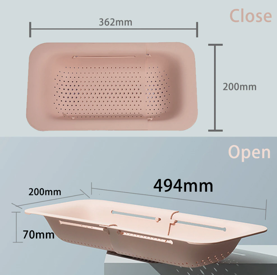 Panier égouttoir réglable