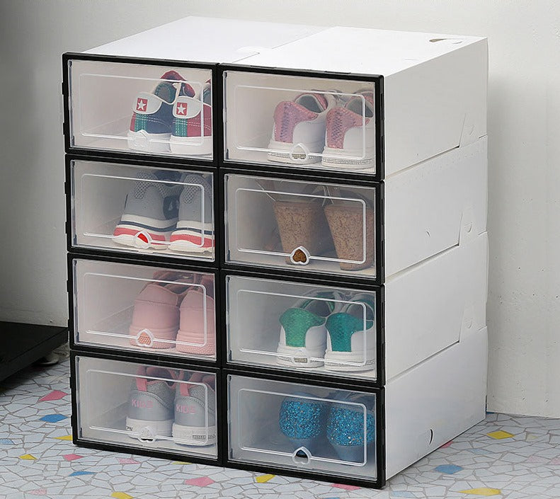 Lot de 6 boîtes à chaussures pratiques