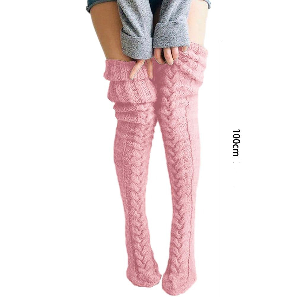 Chaussettes extra longues tricotées