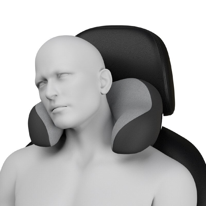 U-shaped memory foam car headrest