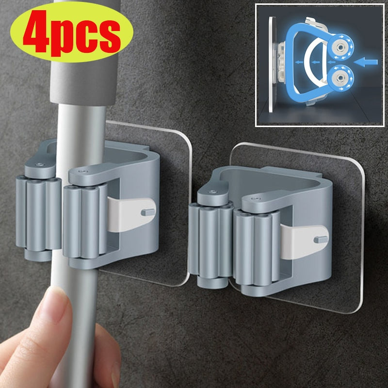 4 x Crochet mural auto-adhésif multi-usage