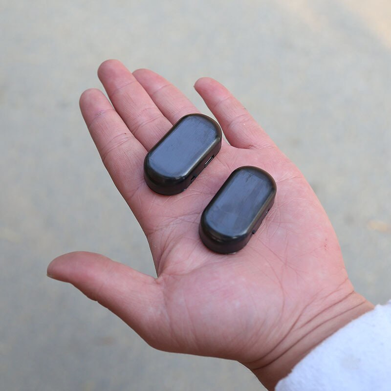 2 x Fausse alarme de voiture à énergie solaire