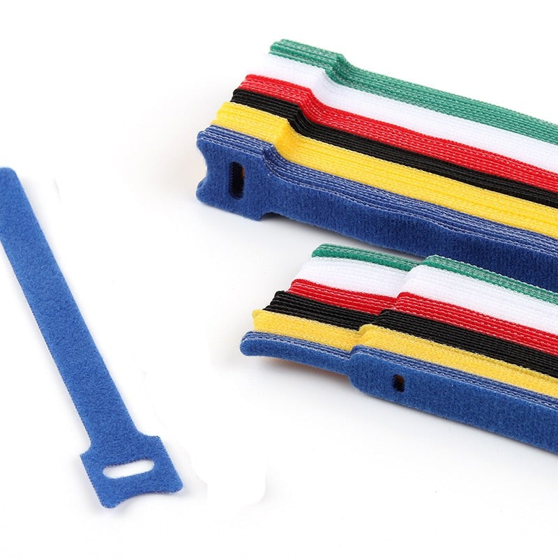 100x Attache Câble à scratch