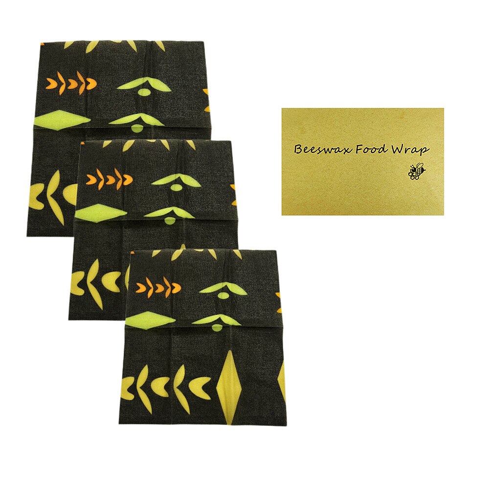 BEE WRAP - Lot de 3 Films alimentaires réutilisables